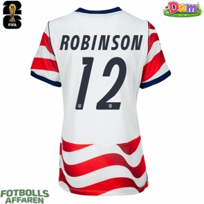 Förenta stater Miles Robinson #12 Hemmatröja Kvinnor VM 2026 Kortärmad